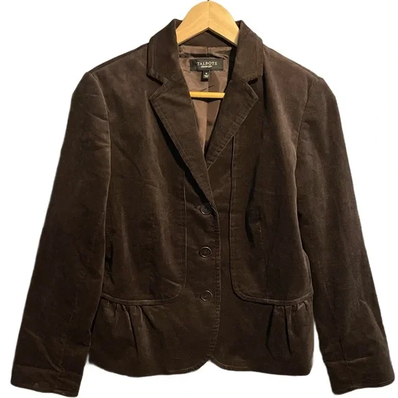 Talbots Women's Chocolate Brown Blazer - Picture 1 of 3
